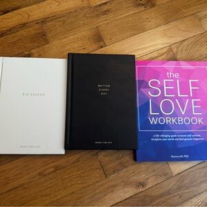 Inside then out hardcovers.   And a self love  book